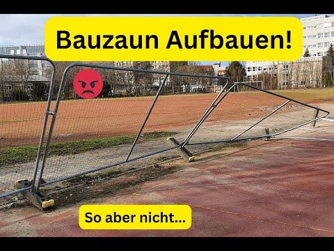 lyteCache.php?origThumbUrl=https%3A%2F%2Fi.ytimg.com%2Fvi%2FNHqKZEeacJU%2F0 Der Bauzaun muß wegen der Stabilität und dem Schutz vor Aushebung am besten immer mit entsprechenden Bauzaunverbinder verbunden werden. Hier zeig ich es, wie es geht!