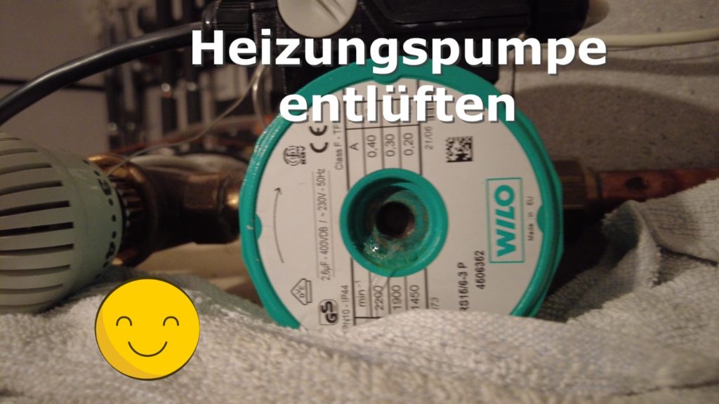Heizungspumpe Wilo entlüften