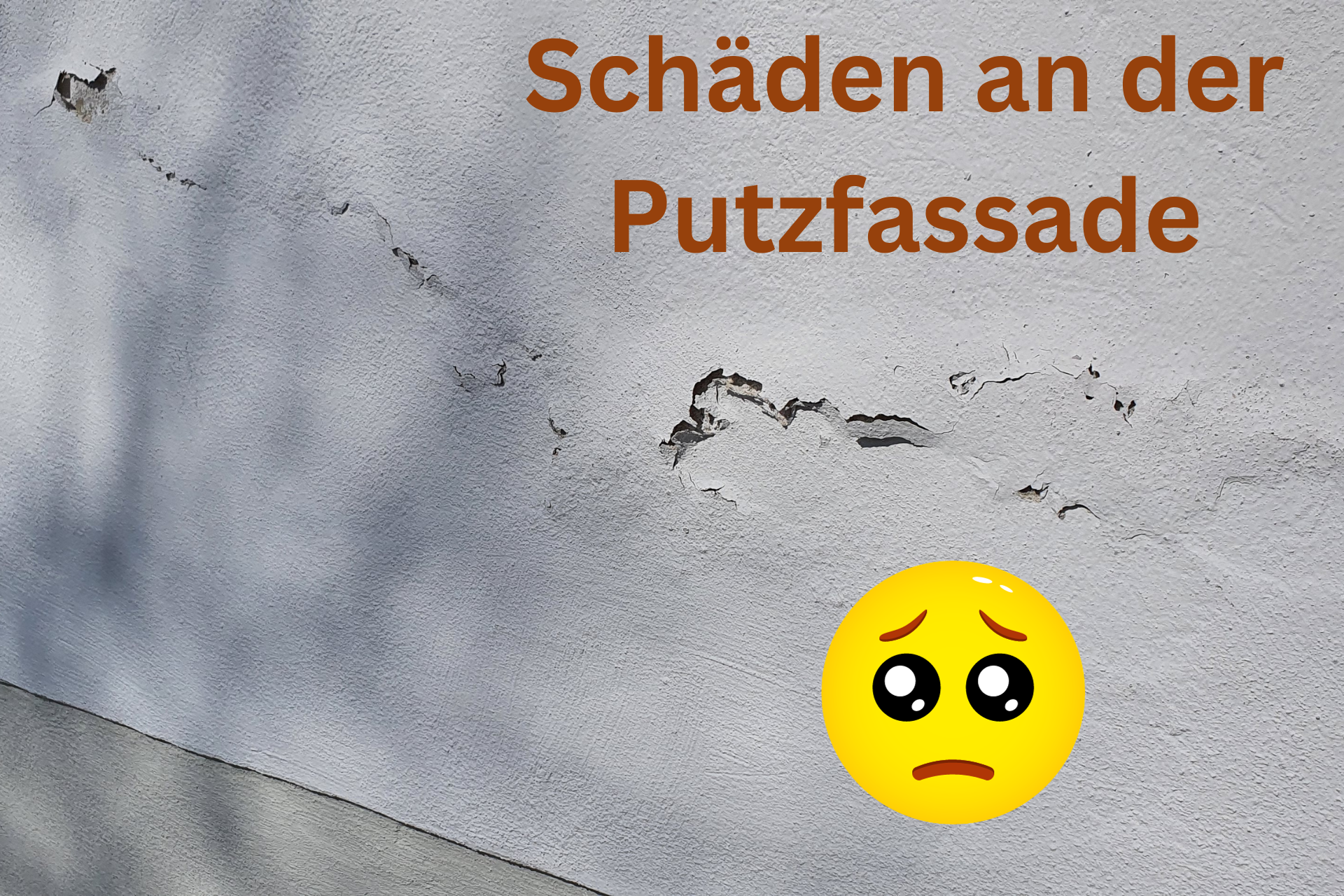 Schäden an der Putzfassade