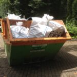 Asbest Container Befüllung