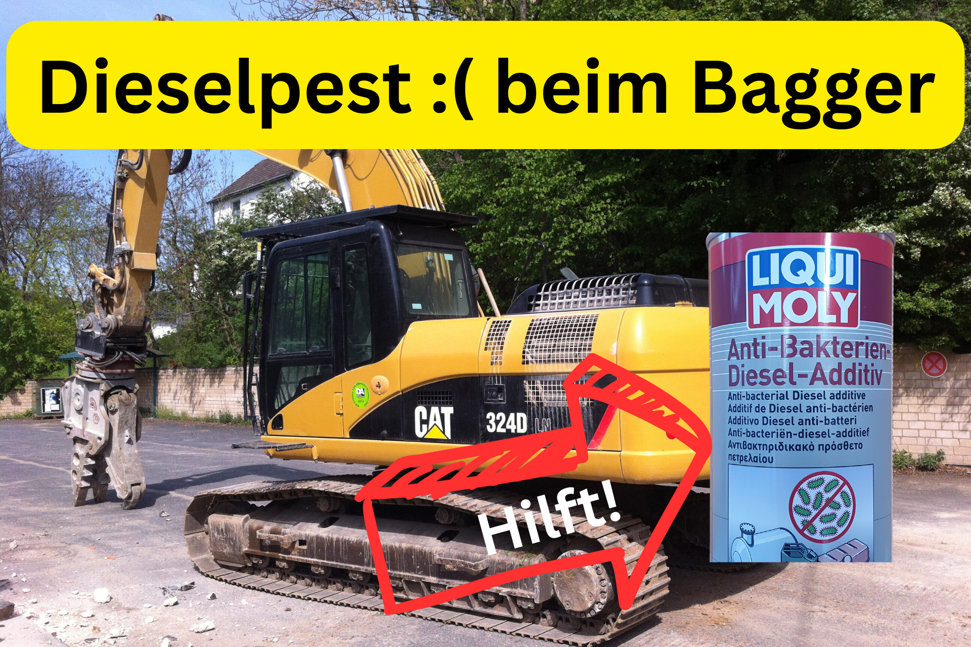 Dieselpest bei Baumaschinen wie Bagger und Co. 🙁