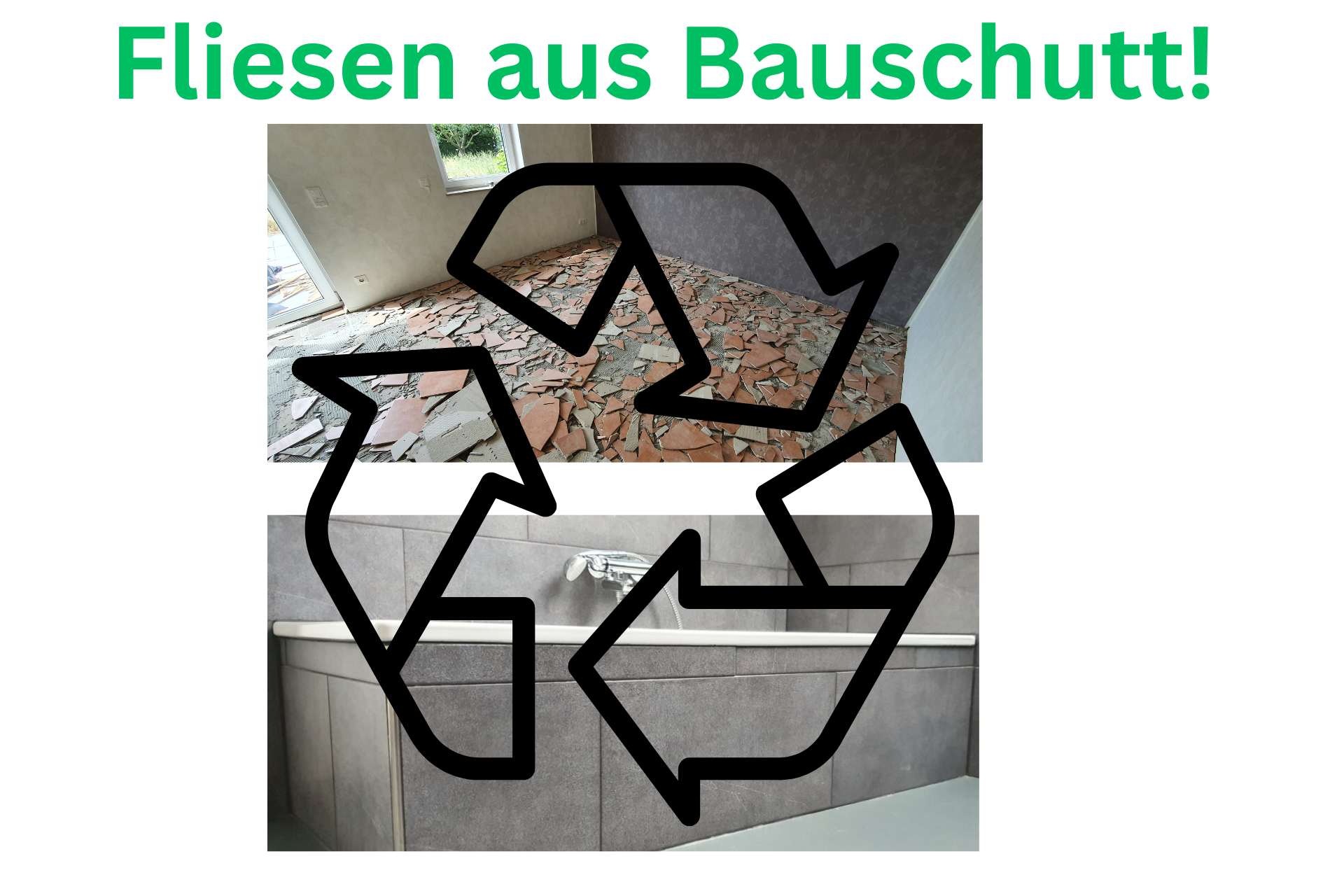 Fliesen aus Bauschutt!