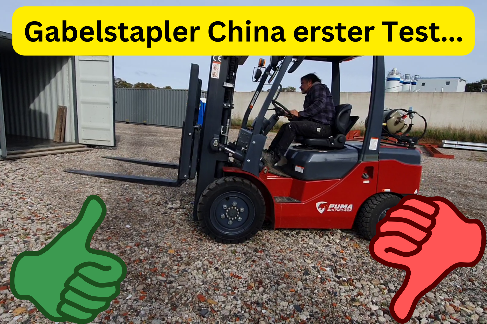 GL4 LPG Gabelstapler Marke Puma aus China