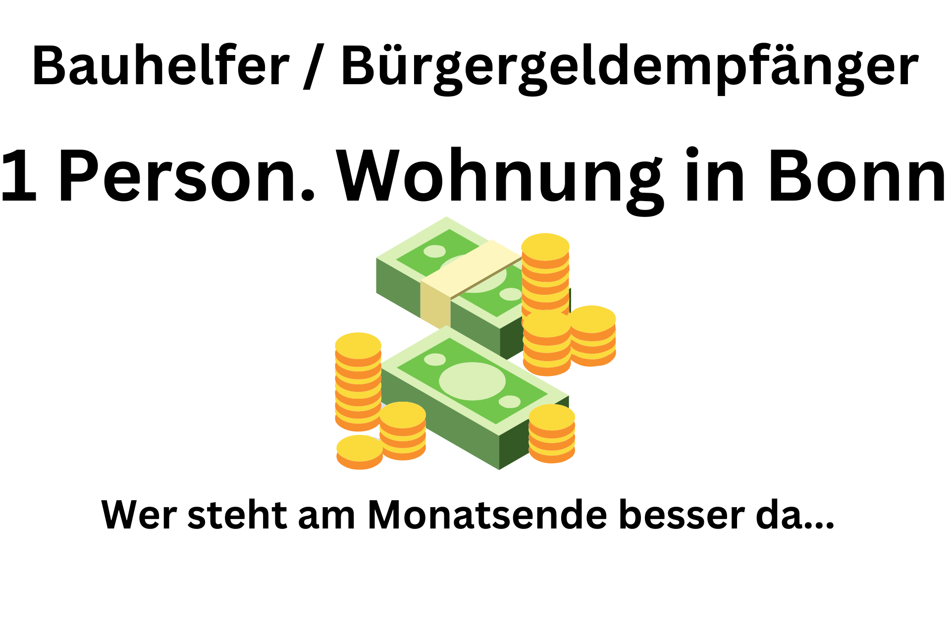 Vergleich Bauhelfer und Bürgergeldempfänger wer steht am Monatsende besser da