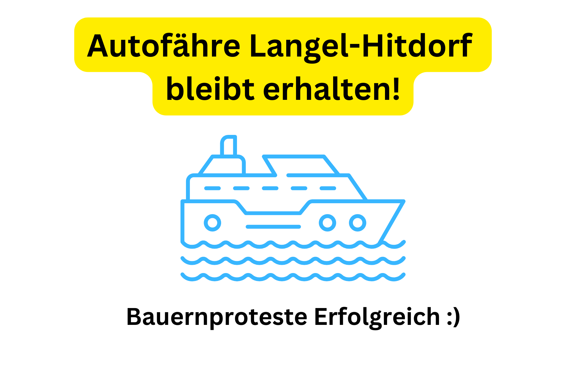 Autofähre Langel-Hitdorf bleibt erhalten!