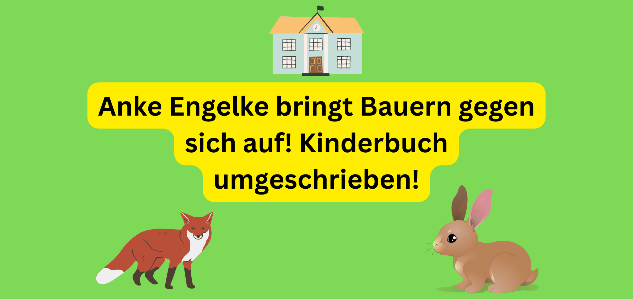 Bauernfeind Anke Engelke! Landwirte laufen gegen Komikerin Sturm!