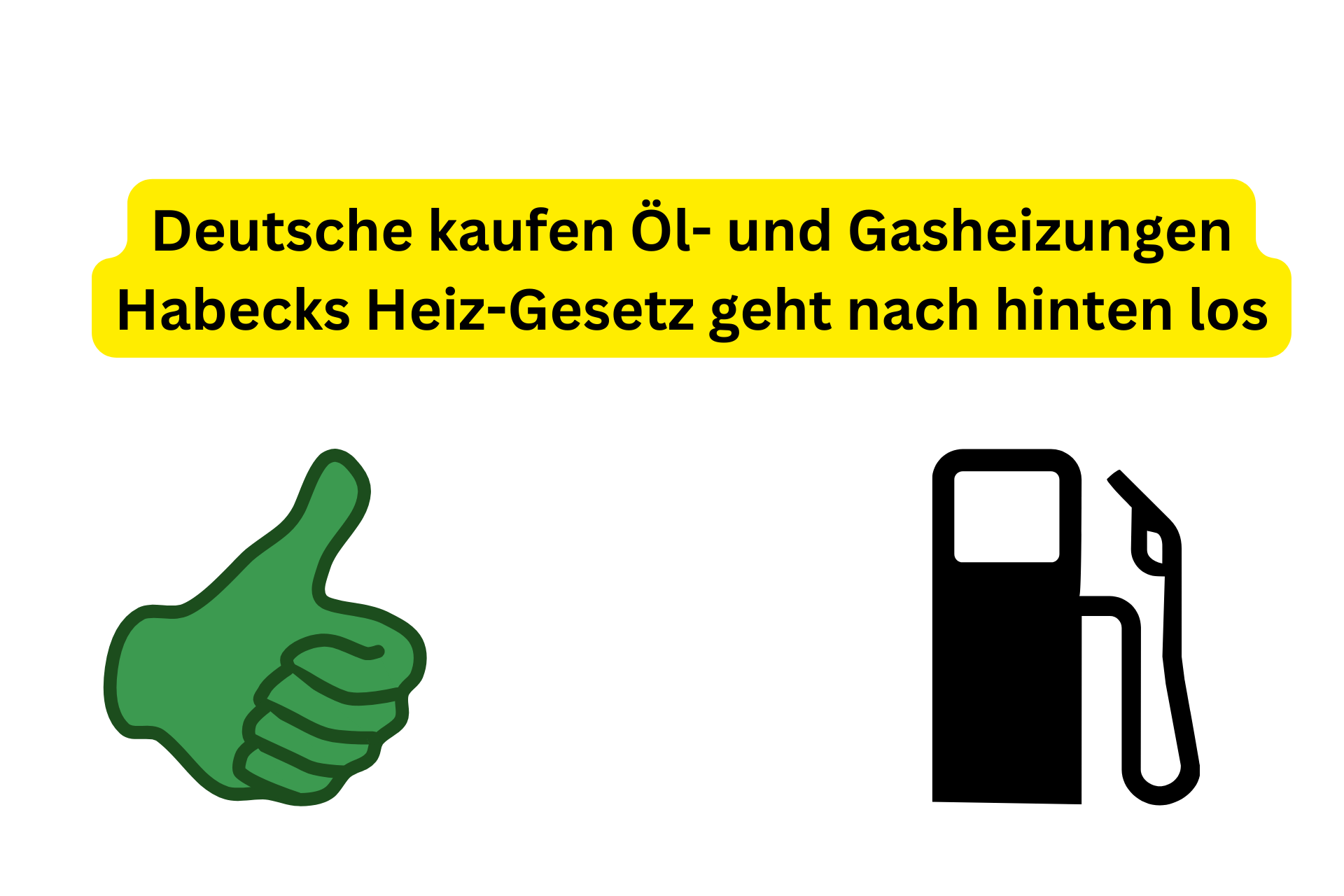 Deutsche kaufen Öl- und GasheizungenHabecks Heiz-Gesetz geht nach hinten los