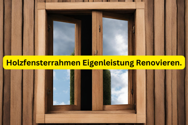 Holzfensterrahmen Eigenleistung Renovieren.