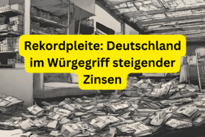 Rekordpleite: Deutschland im Würgegriff steigender Zinsen