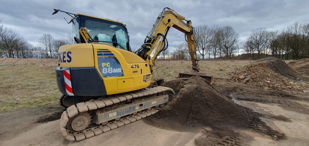 Komatsu Kompaktbagger PC88MR-11 gebraucht