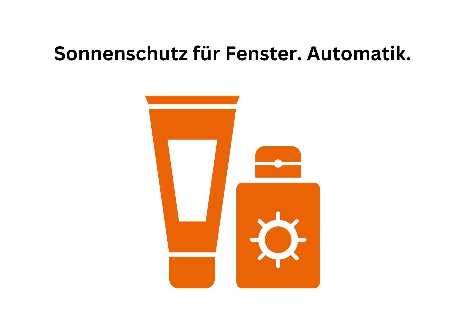 Automatischer Sonnenschutz für Fenster. 1 Sonnenschutz für Fenster. Automatik.