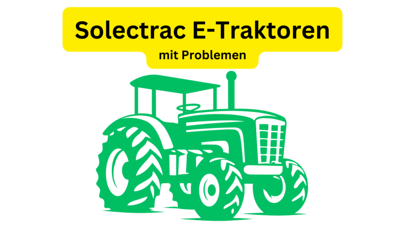 Solectrac E-Traktoren mit Problemen
