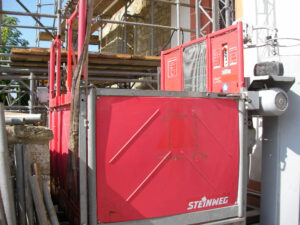 Bild Foto Steinweg Gerüstlift Gebraucht Für Gerüst Transport Material Und Personen