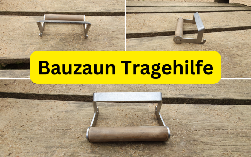 Bild: Tragehilfe für Bauzaunelemente