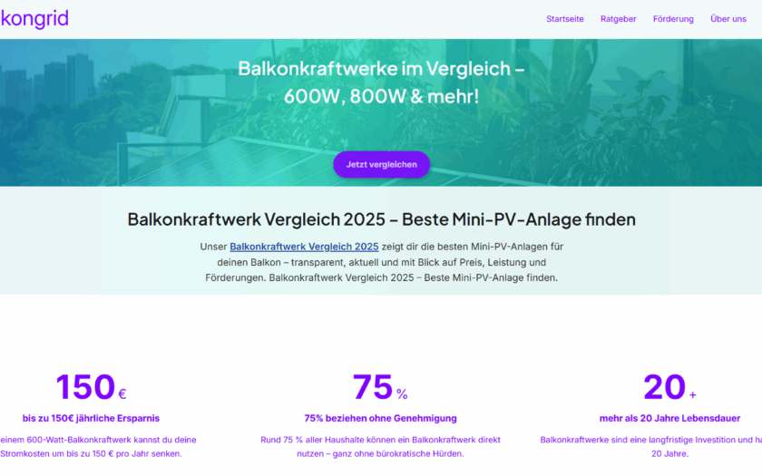 balkongrid.de In Zeiten steigender Energiepreise, wachsender Klimaschutzbemühungen und dem Wunsch nach Energieunabhängigkeit gewinnen Balkonkraftwerke rasant an Bedeutung. Immer mehr Menschen suchen nach einer einfachen Lösung, selbst Strom zu produzieren – doch der Markt für steckerfertige Mini-PV-Systeme ist unübersichtlich und komplex. Genau hier setzt Balkongrid.de an: eine Plattform, die Transparenz schafft und dem Nutzer die Kontrolle überlässt.