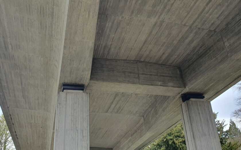 Sichtbeton Autobrücke